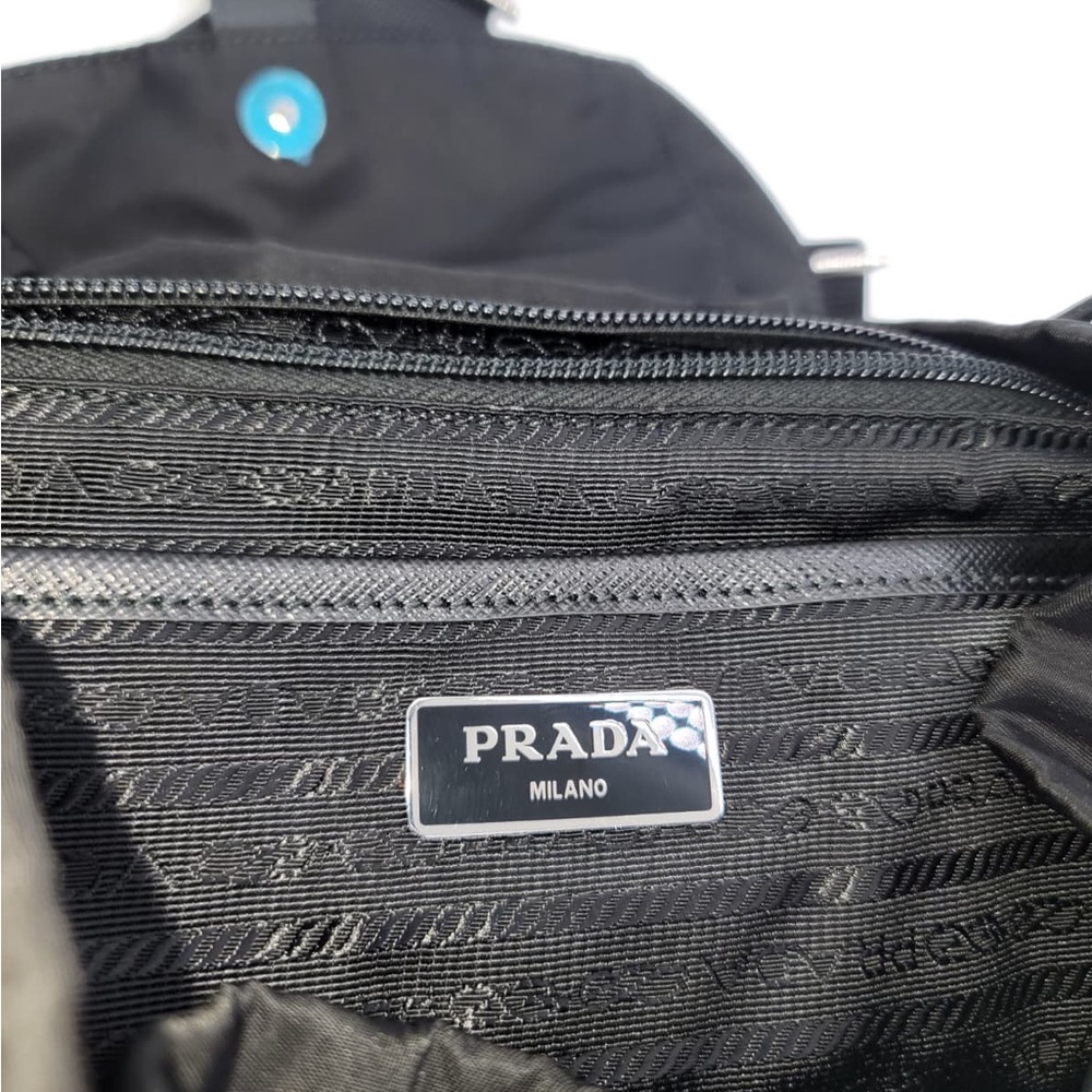 Prada Men's Black Nylon Backpack - Picture 6 of 14